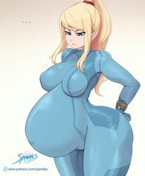 ... 1girls abs big_ass blonde_hair blue_eyes blush bodysuit bottom_heavy breasts cameltoe clothed edit female female_only female_protagonist huge_ass huge_belly huge_thighs human metroid mole mole_under_mouth muscular muscular_female nintendo ponytail pregnant ready_to_pop samus_aran simple_background spindles text thick thick_thighs url watermark wide_hips zero_suit zero_suit_samus