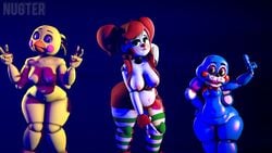 3d baby_(fnafsl) circus_baby circus_baby_(fnaf) five_nights_at_freddy's five_nights_at_freddy's_2 nugter so87baby summer_of_87_baby toy_bonnie_(fnaf) toy_chica_(fnaf)