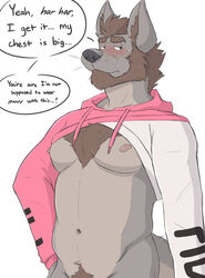 canine embarrassed male_only tagme unpopularwolf