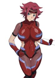 1girls code_geass crossover female female_only iwao178 kallen_stadtfeld tagme taimanin_(series) taimanin_suit