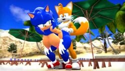 1boy 1boy1girl 1girls anthro anthro_on_anthro anthro_penetrated beach_sex big_breasts female footwear fox genderswap_(mtf) handwear handwear_and_footwear_only hedgehog male male/female rule_63 sega sonic_(series) sonic_the_hedgehog sonic_the_hedgehog_(series) sonique_the_hedgehog straight tagme tails tails_the_fox video wector