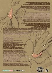 2024 absurd_res anthro anthro_on_anthro anthro_penetrated anthro_penetrating anthro_penetrating_anthro big_penis biped claws digital_media_(artwork) dragon duo english_text erection finger_claws genitals hi_res horn knot kobold larger_male larger_penetrated lizardlars male male/male male_anthro male_penetrated male_penetrating male_penetrating_male mythological_creature mythological_scalie mythology nude_anthro nude_male oral oral_penetration penetration penis penis_in_mouth pink_penis restricted_palette scales scalie sex size_difference smaller_male spitey story_in_picture text