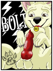 2009 bolt_(character) bolt_(film) canine disney dog feral front_view fur lonewolf male male_only nude penis solo tagme testicles