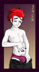 jack_spicer male male_only puberty pubic_hair solo tagme xiaolin_showdown