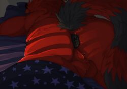 accident accidental_vore anal anal_vore anthro anthro_pred anthro_prey anus ass ball_tuft balls bed bedding bedroom big_anus big_butt black_anus blanket butt_focus demon detailed_anus digital_media_(artwork) extreme_size_difference faceless_anthro faceless_character faceless_male felid fur furniture genitals group hi_res horn huge_butt larger_male lizard lying macro male male_pred mammal markings mass_vore micro nano nude on_front partially_inside pillow procyonid puffy_anus raccoon raised_tail raj'ak reptile scalie sillywerwolf size_difference sleeping slightly_chubby solo solo_focus striped_markings striped_tail stripes tail tail_markings tuft unwilling_prey vore