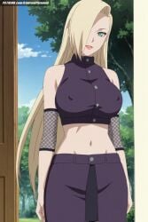 ai_generated aindroidparanoid ass big_breasts blonde_hair boruto:_naruto_next_generations breasts breasts_out busty cleavage clothing curvy exhibitionism fat_ass female female_only flirting huge_breasts ino_yamanaka inviting_to_sex large_breasts long_hair narrow_waist naruto naruto:_the_last naruto_(classic) naruto_(series) naruto_shippuden nipples one_eye_covered ponytail slim_girl slim_waist stable_diffusion tits_out voluptuous