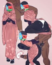 south sudan (countryhumans) from countryhumans by flawsy