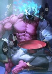 balls_bulge big_bulge bodybuilder bulge dokichi huge_bulge hyper hyper_balls hyper_bulge hyper_cock hyper_genitalia hyper_penis hyper_testicles looking_at_viewer male male_only muscles muscular muscular_arms muscular_male muscular_thighs thick_thighs