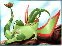 after_sex chubby cum cum_in_pussy cum_inside female feral flygon glowing glowing_eyes nintendo pokemon pokemon_(species) purplekecleon pussy red_eyes solo video_games