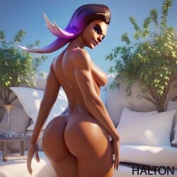 ai_generated alone big_ass female naked nude overwatch solo sombra