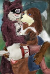 dogtanian_and_the_three_muskehounds furry furry_only milady milady_de_winter no_humans rené_"aramis"_d'herblay the_d'artagnan_romances