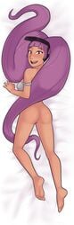 1girls areolae bottomless breasts curvy dakimakura edit entrapta female female_only full_body hair long_hair netflix nipples nude purple_hair red_eyes relatedguy she-ra_and_the_princesses_of_power solo