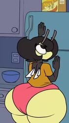 1girls 2019 4_fingers animated antennae anthro anthrofied anthropod arthropod ass ass_jiggle bee bee_girl big_ass big_butt black_eyes black_hair black_skin blinking bouncing_ass bouncing_butt butt butt_jiggle cereal clothed clothes clothing cute dainapp eyebrows eyelashes female female_only framerate_edit fridge hips honey_nut_cheerios huge_ass huge_butt hymenopteran insect insect_girl insect_wings insects interpolated jiggle jiggling jiggling_ass karri large_ass large_butt looking_at_viewer loop mouthless no_sound original_character panties reaching red_panties refrigerator simple_background single_background solo solo_female thick thick_ass thick_thighs thighs underwear vendant video wide_hips wings yellow_skin