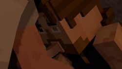 2boys blind_eye clothed fellatio gpboss358 jack_(minecraft) male male/male male_only minecraft minecraft:_story_mode nurm_(minecraft) penis sucking