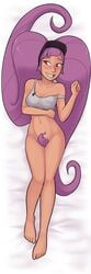 1girls areolae bottomless breasts curvy dakimakura edit entrapta female female_only full_body hair long_hair netflix nipples nude purple_hair red_eyes relatedguy she-ra_and_the_princesses_of_power solo