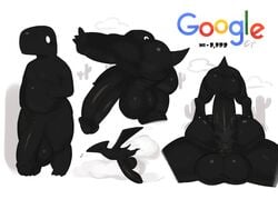 anal ass balls belly big_ass big_balls big_penis black_skin closed_eyes dinosaur_(google_chrome) feral_penetrating feral_penetrating_anthro google google_chrome google_doodle google_t_rex hi_res hyper_penis jiggle juice juices leg_lift lonely_t-rex male_only moba_(artist) no_internet penis pterodactyl pterodactyl_(google_chrome) simple_background small_dom_big_sub teapot_(body_type) tummy tyrannosaurus_rex whistle white_eyes