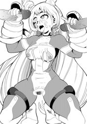 1girls 2boys bodysuit cock_worship cum_on_breasts cum_on_eye cum_on_face cum_on_tongue double_handjob faceless_male hadou_nejire hadou_nejire_(hero_outfit) handjob hero_outfit_(mha) long_hair loquillo my_hero_academia nejire_hado nejire_hado_(hero_outfit) one_eye_closed open_mouth saliva saliva_drip saliva_on_tongue teenager tongue_out torn_bodysuit torn_clothes wide_hips wide_thighs