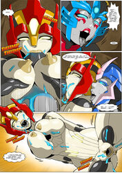 1girls 2futas ahe_gao ahegao anus arcee autobot big_breasts blowjob blue_cum blue_eyes breasts comic cybertronian deep_throat digital_media_(artwork) female forced from_behind futanari gaping gaping_pussy hasbro helmet imminent_orgasm mad-project mind_break mistress_of_flame moaning_in_pleasure multicolored_body multiple_futa nipples oral oral_sex orgasm_face outercourse paizuri penis precum precum_drip pussy robot robot_girl seductive seductive_look see-through see-through_penis sex sound_effects text text_bubble thick_penis thick_thighs thought_bubble throat tongue_out transformers transformers_idw transformers_prime vaginal_penetration windblade x-ray yellow_eyes