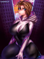 gwen stacy from marvel by alamanderarts