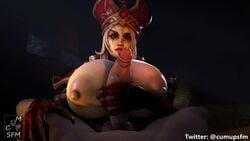 3d animated clothed_female_nude_male cum cumupsfm eye_contact handjob huge_breasts huge_cock large_areolae paizuri sally_whitemane sound video world_of_warcraft