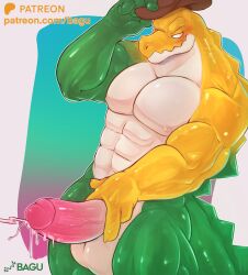 1boy 1male 2024 abs anthro anthro_focus anthro_only anthro_solo bagu big_balls big_muscles big_penis candy claws completely_nude completely_nude_male crocodile crocodilian crocodylid cum cum_drip cum_string cum_trail digital_drawing_(artwork) digital_media_(artwork) erect_penis erection glans grabbing_penis gummigoo_(the_amazing_digital_circus) gummy_(food) gummy_creature hat headgear headwear humanoid_genitalia humanoid_penis leaking_cum living_candy living_food long_tail male male_focus male_only muscle muscles muscular muscular_anthro muscular_male nipples nude nude_male pecs pectorals penis penis_grab penis_out presenting_penis smile smiley_face smiling solo solo_anthro solo_focus solo_in_panel solo_male spiked_tail spikes spikes_(anatomy) spikes_on_back tail the_amazing_digital_circus vein veiny veiny_penis