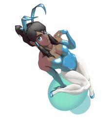 1girls aika_pdnw alternate_costume avatar_legends bunny_ears bunny_girl bunnysuit female high_heels korra the_avatar the_legend_of_korra water_tribe white_stockings