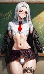 ai_generated balls femboy otoko_no_ko panties penis tattoo trap traphentaiai yaoi