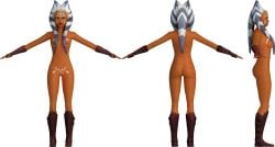 1girls 3d 3d_model aged_up ahsoka_tano alien alien_girl alien_humanoid big_lips blue_eyes boots breasts clone_wars completely_nude completely_nude_female dark_nipples eyes facial_markings fingerless_gloves footwear gloves grey_background horn humanoid jedi jedi_padawan knee_boots lips long_gloves looking_at_viewer markings model model_sheet multiple_views navel nipples nude nude_female nudity open_eyes orange_body orange_skin partially_clothed pose pubic_tattoo rear_view red_clothing shaved_pussy shoes side_view slim_waist small_breasts solo spread_arms standing star_wars t_pose tentacle tentacle_hair togruta vittorio watermark white_markings xps
