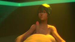 3d blowing_kiss blowjob blowjob_pov breasts erection eyebrows fellatio fellatio_pov female female_focus female_human genitals green_hair kiriko_(overwatch) kiriko_kamori kissing_penis kneeling light-skinned_female light_skin male/female male_pov naked no_bra nude nude_female open_mouth oral overwatch overwatch_2 penis short_hair simple_background smile smile_at_viewer smiling smiling_at_partner smiling_at_viewer straight teeth testicles tongue tongue_out upper_body video_games