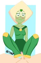 cum_on_socks foot_fetish footjob peridot_(steven_universe) sock_on_penis sockjob steven_universe zetther