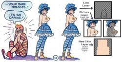 anotherymous archie_comics brown_hair clothing edit female human male tutorial veronica_lodge