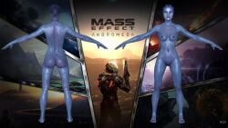 1girls 3d 3d_model alien_girl asari blue_skin blue_skinned_female completely_nude completely_nude_female lexi_t'perro mass_effect mass_effect_andromeda model_sheet nude nude_female vittorio