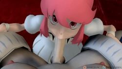 3d animated areolae asian asian_female balls big_breasts big_penis deep_blowjob deepthroat eye_contact fellatio futa_focus futa_on_female futanari hair_down jakuzure_nonon junketsu kill_la_kill kiryuuin_satsuki looking_at_viewer marcossfm marcovee4 no_sound oral pink_eyes pink_hair pov source_filmmaker uniform video