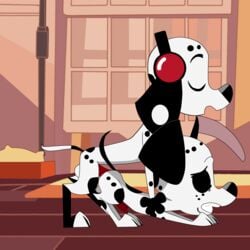 101_dalmatian_street 101_dalmatians 1:1 absurd_res all_fours anal anal_sex animal_genitalia animal_penis brother brothers canid canine canine_penis canis closed_eyes colossalstars d.j._(101_dalmatians) dalmatian dawkins_(101_dalmatians) disney doggy_style domestic_dog duo erection feral feral_on_feral from_behind_position furry_only gay genitals hi_res incest male male/male male_only male_penetrated male_penetrating male_penetrating_male mammal no_humans penetration penis sex sibling yaoi