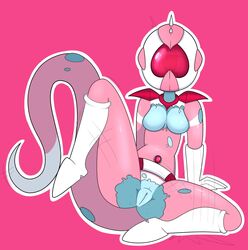 (fatalgold) 1girls alien alien_girl blue_skin crotchless damaged_clothes exposed_breasts exposed_pussy female female_only helmet humanoid lost_clothes nora original_character pink_suit pussy ripped_clothing space_suit tail