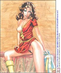 1girls dc dc_comics des_manders female female_only mary_batson mary_marvel shazam_(series) solo superheroine tagme uncensored