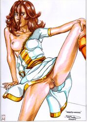 1girls 2007 dc dc_comics des_manders female female_only mary_batson mary_marvel shazam_(series) solo superheroine tagme uncensored