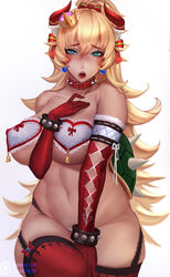 bowsette from mario (series) by gtunver