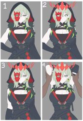 1girls absurd_res armpits arms_up astellar_diabellstar_(sinful_spoils) brainwashing closed_mouth collage curvy diabellstar_the_black_witch duel_monster earrings female female_only fetish fringe gloves gothic green_hair grey_hair hi_res huge_breasts huntress hypnosis konami looking_at_viewer mask mind_control nien2 open_mouth pale_skin pose short_hair silver_hair sinful_spoils_(yu-gi-oh!) standing surprised yu-gi-oh!
