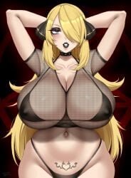 cynthia (pokemon) from nintendo by twrlare