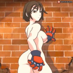 <1_second_video 1:1 1:1_aspect_ratio 1girls 2d 2d_animation against_wall akira_kazama animated anus ass ass_grab ass_shake big_ass big_breasts blinking bouncing_hair breasts brick_wall brown_eyes brown_hair capcom collaboration female female_only footwear from_behind gloves hand_on_ass hand_on_own_ass handwear justice_gakuen looking_back mizu_wolf mostly_nude no_sound nude pussy red_gloves rival_schools shiritsu_justice_gakuen shoes short_hair shorter_than_10_seconds shorter_than_30_seconds sideboob solo spread_pussy tagme tomboy twistedgrim vagina video