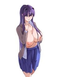 yuri (doki doki literature club) from doki doki literature club by yudsnuts
