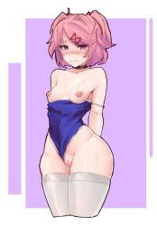 natsuki (doki doki literature club) from doki doki literature club by lu arts