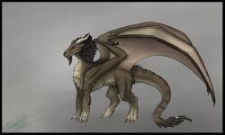 2020 5:3 animal_genitalia black_border border claws dragon feral full-length_portrait fur furred_dragon genitals hi_res male male_only mammal mammalian_dragon portrait sheath simple_background sirtroglodon solo wings