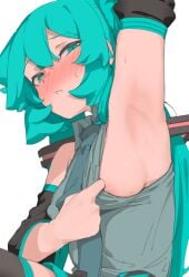 hatsune miku from vocaloid by abmayo