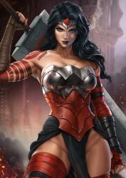 absolute wonder woman from absolute dc by dandon fuga