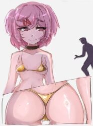 natsuki (doki doki literature club) from doki doki literature club by lu arts