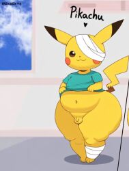 pikachu from pokemon by axoarts