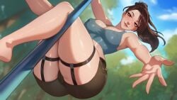 lara croft from tomb raider by hornyunion