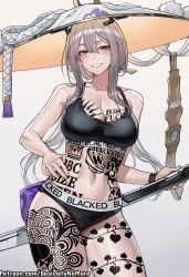 scarlet (nikke) from blacked by basicallynomore